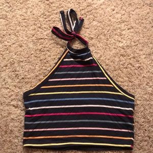 Pacsun Striped multicolor tank top